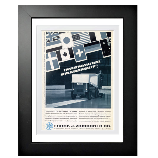 Zamboni | International Rinkmanship | 12x16 Frame