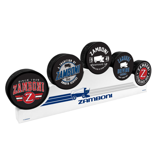 Zamboni | 5 Puck Podium Set