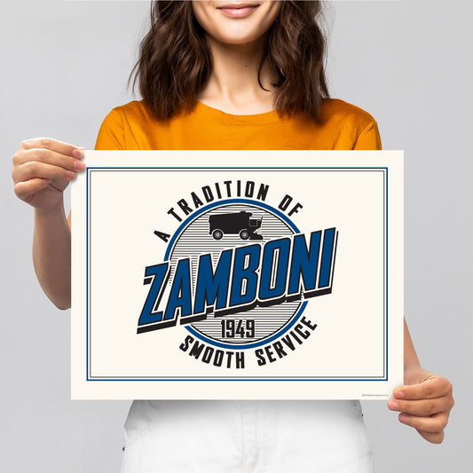 Zamboni | 12x16 Smooth Surface Print