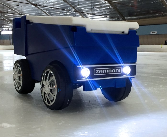 Remote-Controlled Zamboni Machine Cooler