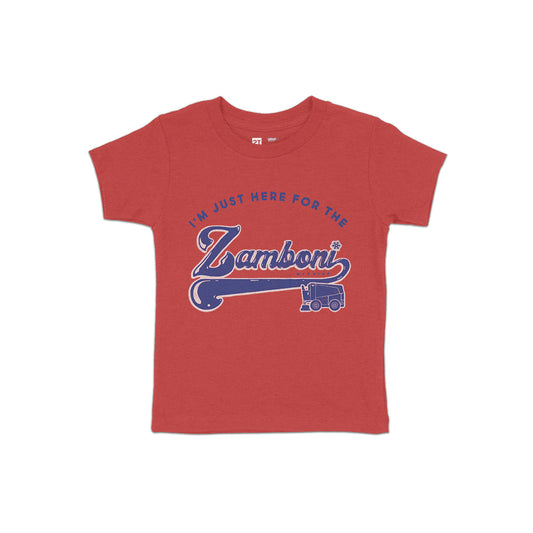 Zamboni | Streaker Sports I'm Just Here for the Zamboni Toddler Tee