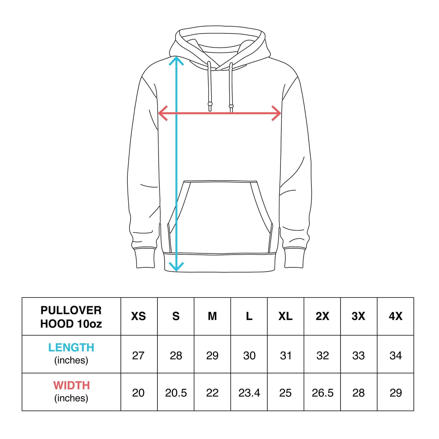 Two Line Pass Pullover Hoodie