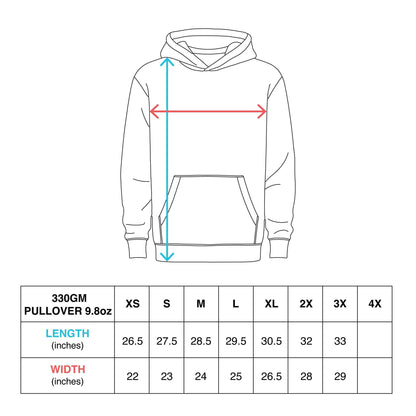 Two Line Pass Relaxed Pullover Hoodie