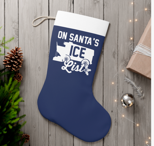 On Santa's Ice List Stocking