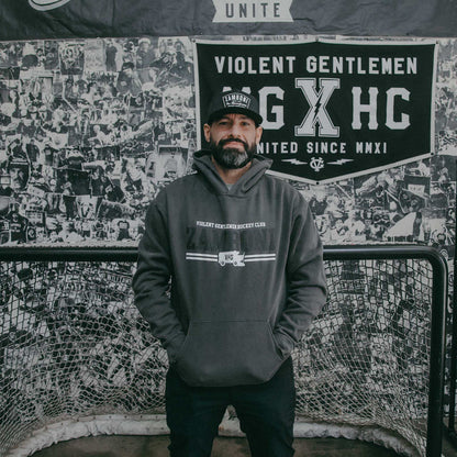 Two Line Pass Relaxed Pullover Hoodie