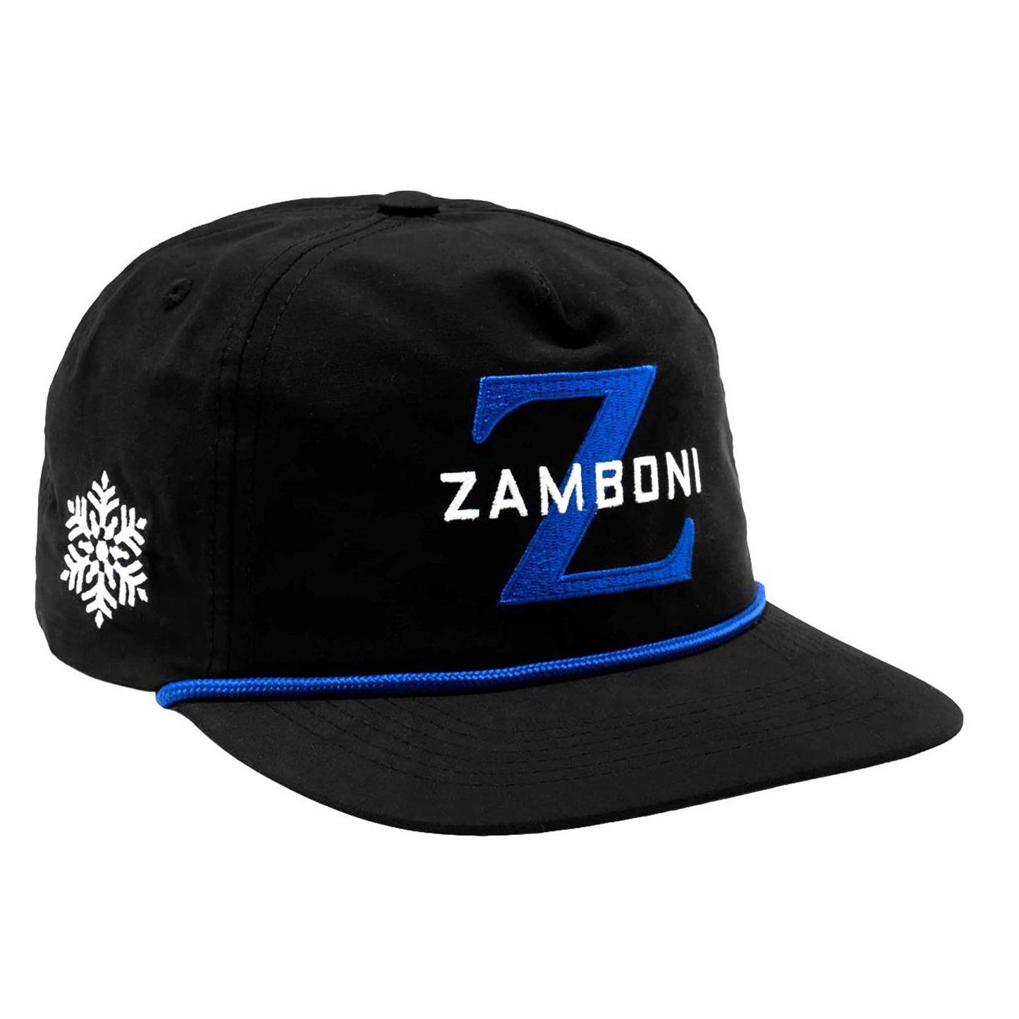 Zamboni Z Rope Hat embroidered patch cotton twill hockey cap