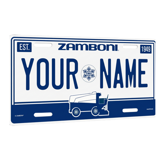 Zamboni | Personalized License Decorative Plate