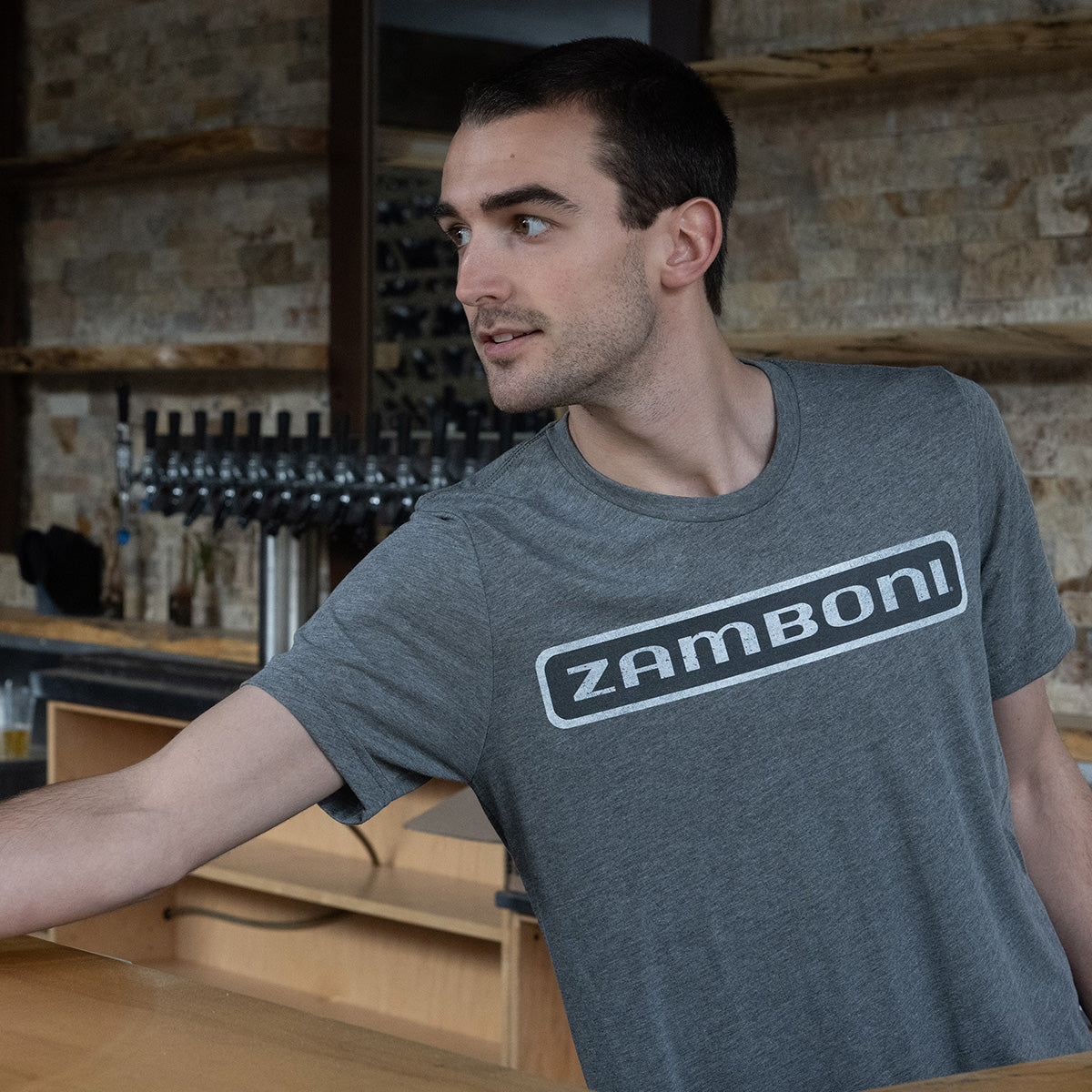 Zamboni | Streaker Sports | Machine Nameplate Tee