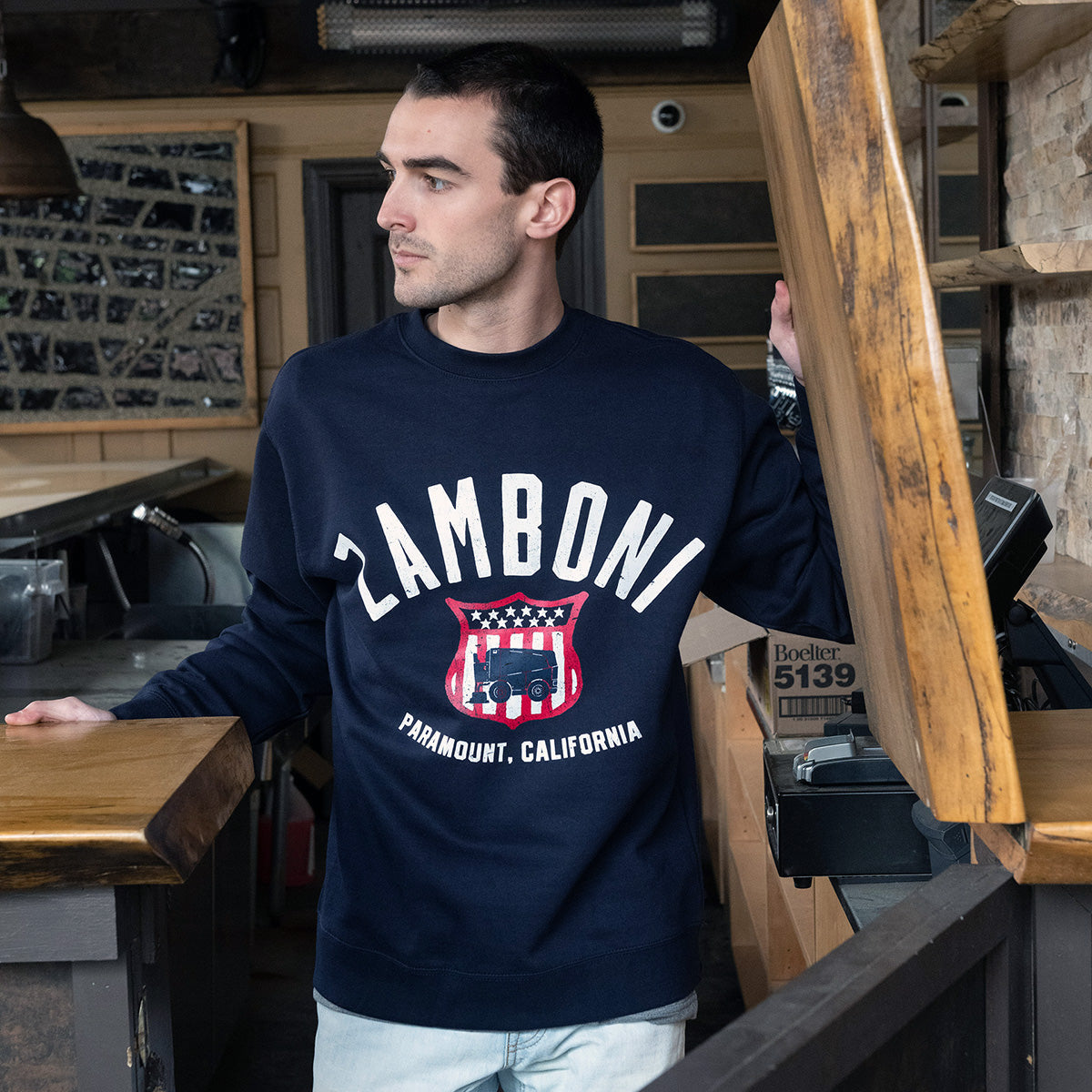 Zamboni | Streaker Sports | USA Crewneck
