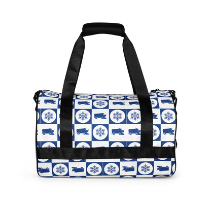 Zamboni Machine Two-tone Print Duffle