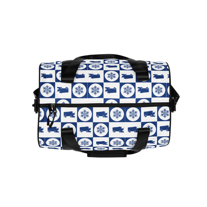 Zamboni Machine Two-tone Print Duffle