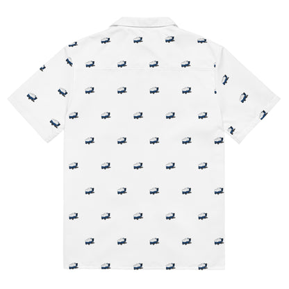 Zamboni Machine Pattern Button Down