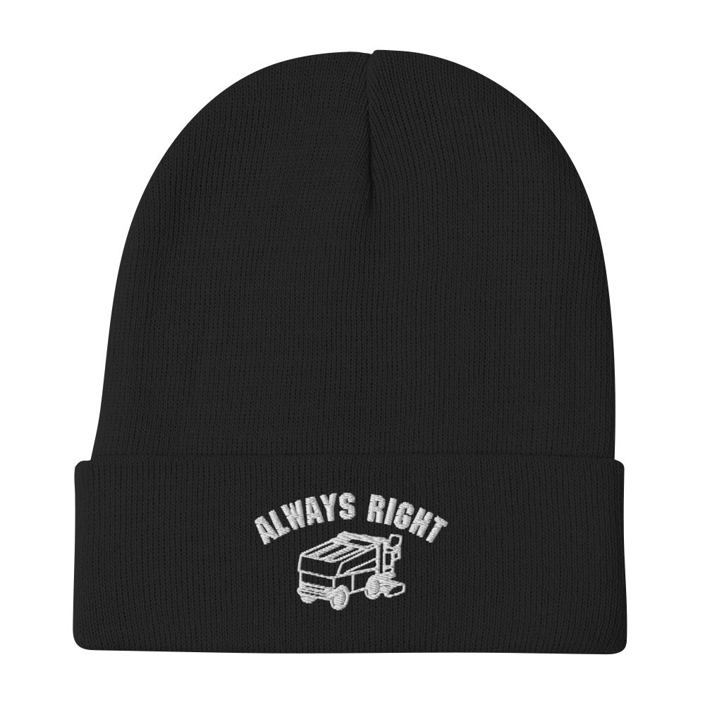 Always Right Zamboni Machine Beanie