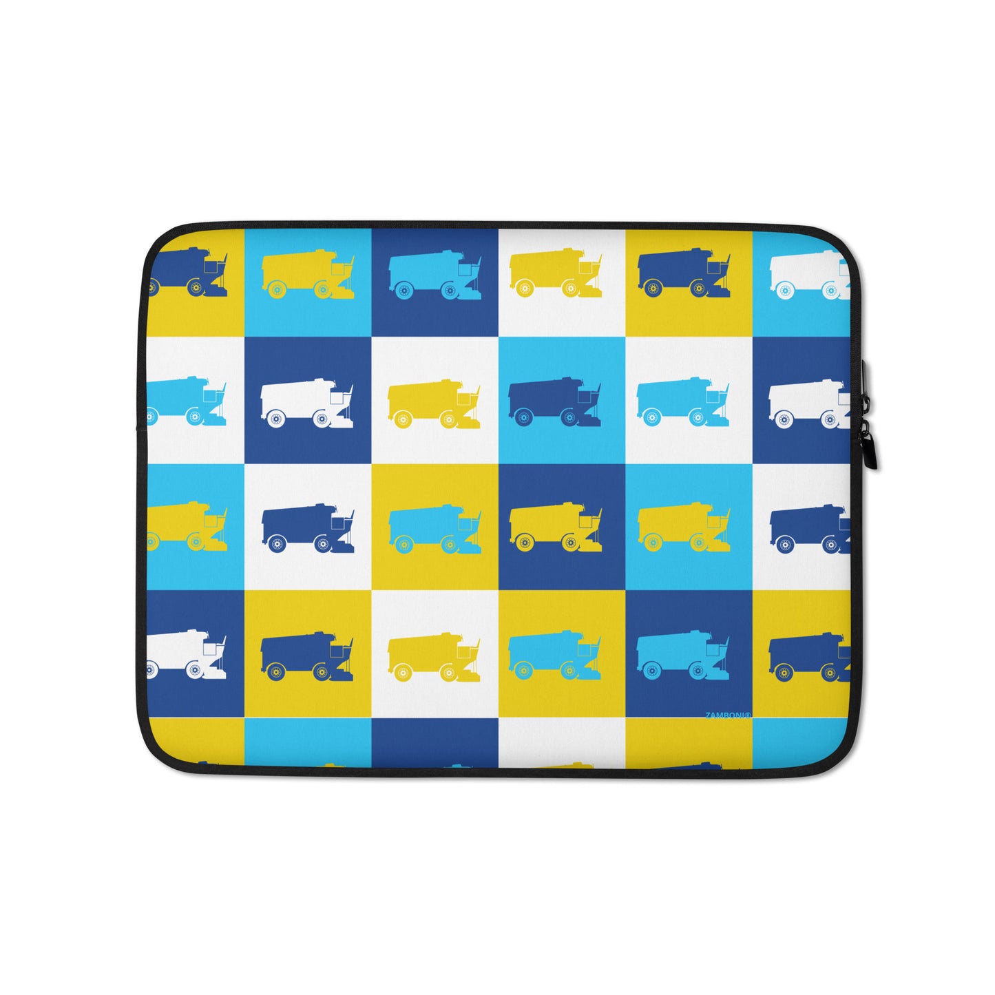 Zamboni Machine Block Print Laptop Sleeve