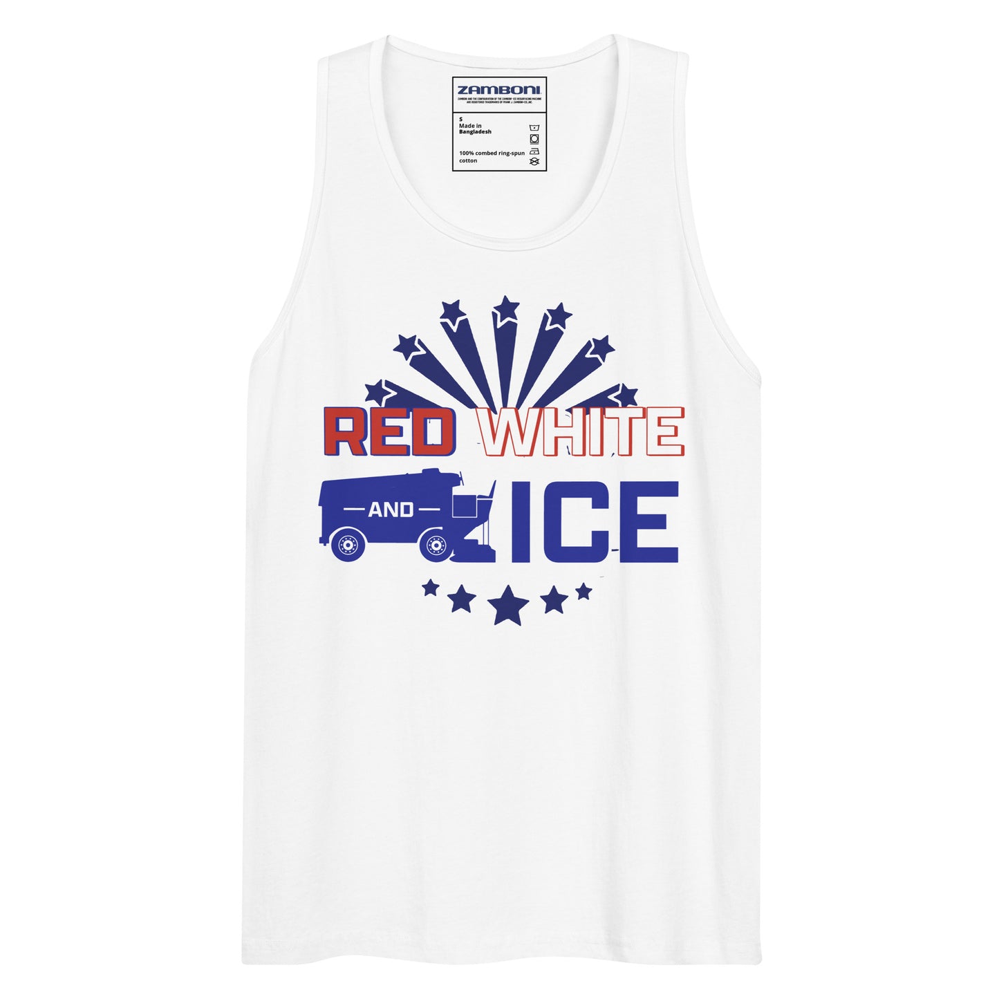 Red, White & Ice Mens Tank Top