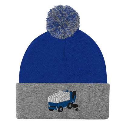 Zamboni Machine Pom-Pom Beanie