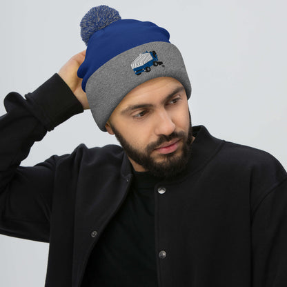 Zamboni Machine Pom-Pom Beanie