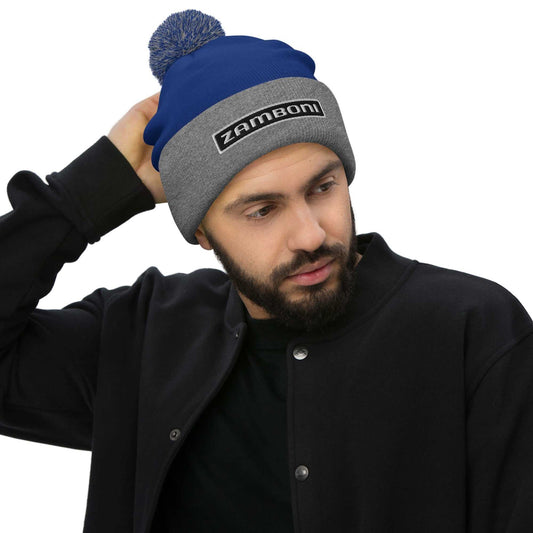 Zamboni | Nameplate Pom-Pom Beanie