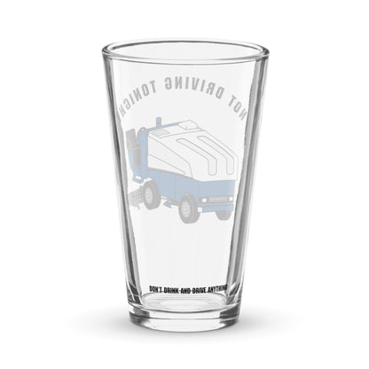 Not Driving Zamboni Machine Pint Glass