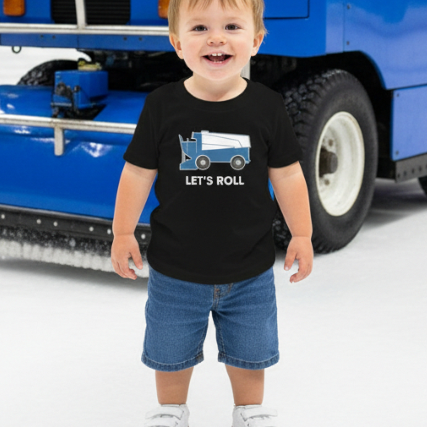 Zamboni | Let's Roll | Toddler Short Sleeve Tee