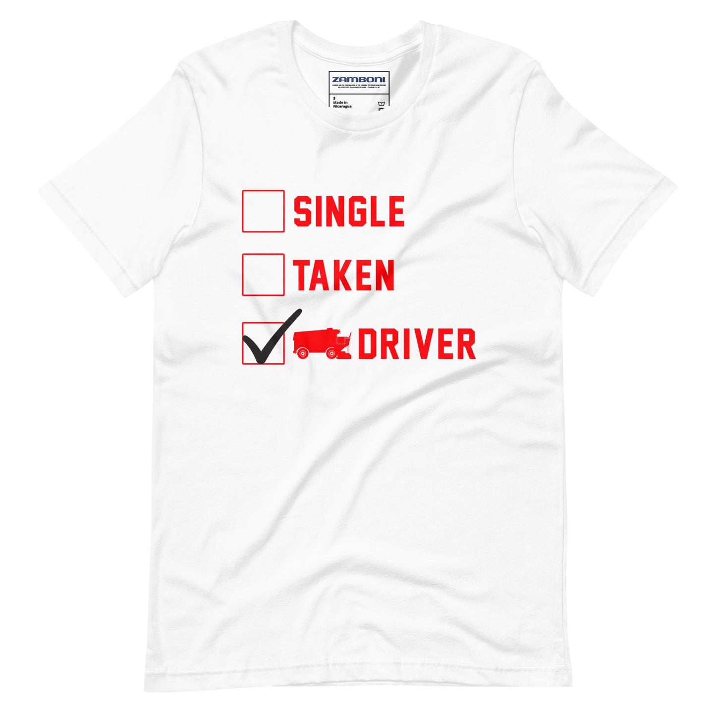 Zamboni Machine Relationship Status Tee