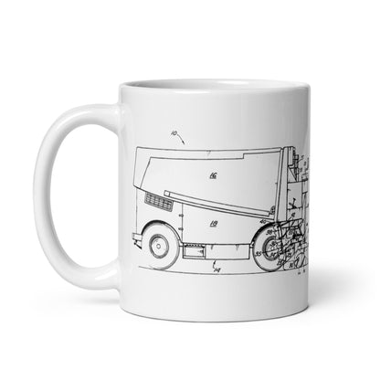 Zamboni Machine Patent Mug