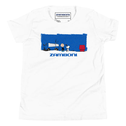 Zamboni x Peanuts Snowfall Kids Tee